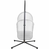 YOBAYA Hängesessel Easy Grey Stahl,Textilbezug, Easy Grey