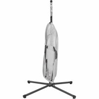 YOBAYA Hängesessel Easy Grey Stahl,Textilbezug, Easy Grey