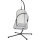 YOBAYA Hängesessel Easy Grey Stahl,Textilbezug, Easy Grey