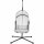 YOBAYA Hängesessel Easy Grey Stahl,Textilbezug, Easy Grey