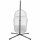 YOBAYA Hängesessel Easy Grey Stahl,Textilbezug, Easy Grey