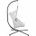 YOBAYA Hängesessel Easy Grey Stahl,Textilbezug, Easy Grey