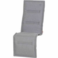 MUSICA Relaxauflage Dessin Uni, silber, Olefin 100%...