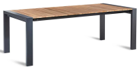 Ausziehtisch Langreo 213/269 x 100cm anth. / Teak