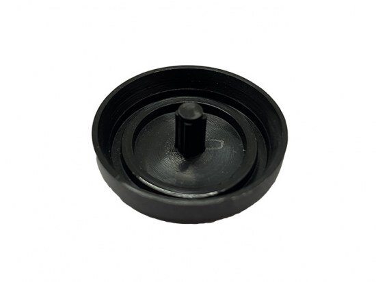 Ersatzfußkappe mit Dorn schwarz für Ambiente Carat Rondo 32 mm