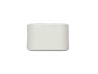 Fußkappe 50mm x 20 mm für Chalet oval in weiß, passend zu Chalet
