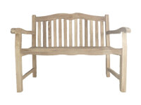 Bank ROMANG, 2 Sitzer Teak B-grade unbehandelt