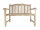 Bank ROMANG, 2 Sitzer Teak B-grade unbehandelt