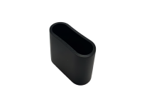 Fußkappe 45mm x 17mm oval schwarz MWH