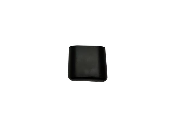 Fußkappe 40mm x 20 mm schwarz oval