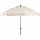 Tropico Mittelstockschirm anthrazit/natur Ø250cm Gestell Stahl anthrazit, Bezug 100% Polyester, 180g/m² in natur, Lichtschutzfaktor UPF 50+