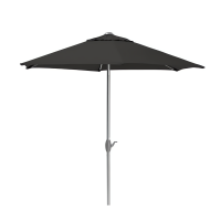EASY ALLROUND Kurbelschirm Ø300cm silber / anthrazit