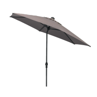 EASY ALLROUND Kurbelschirm Ø300cm anthrazit / taupe