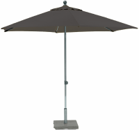 EASY PUSH Schirm Ø 300 cm Aluminium silber /...