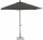 EASY PUSH Schirm Ø 300 cm Aluminium anthrazit / anthrazit
