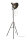 Standlampe Rund Metall Grau