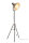 Standlampe Rund Metall Grau