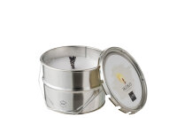 Outdoorkerze Farbeimer Ikoko Metall / Wachs Weiß...