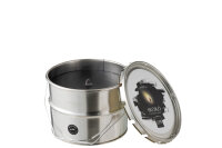 Outdoorkerze Farbeimer Ikoko Metall / Wachs Schwarz Small...