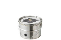Outdoorkerze Farbeimer Ikoko Metall / Wachs Schwarz Small...