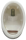 Tischfußkappe 38x25 oval weiss mit Höhenversteller