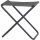 Campinghocker Comfort anthrazit Alu, Textilgewebe
