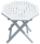 Tisch GLENDALE, achteckig, klappbar, Eukalyptus, weiß lackiert