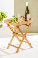 Tablettständer BACAN, klappbar, Teak natur