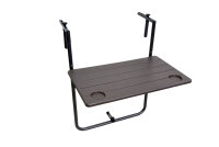 Balkontisch-Hängeklapptisch TABORA, Holz-Optik,...