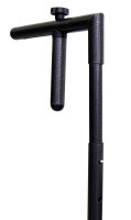 Balkontisch-Hängeklapptisch TABORA, Holz-Optik, Stahl / Kunststoff PE, braun