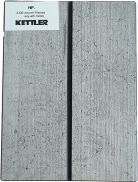 HPL Tischplatte 160cm x 95cm x 1,3cm, grau mit...