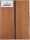 HPL Tischplatte 160cm x 95cm x 1,3cm, Teak Optik mit Fräsung