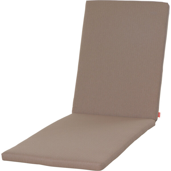 ASTER Liegenauflage Dessin Fish Bone braun, 100 % recyceltes Polyester