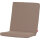ASTER Sesselauflage 100cm Dessin Fish Bone braun, 100 % recyceltes Polyester