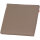 ASTER Sitzkissen / Hockerauflage Dessin Fish Bone braun, 100 % recyceltes Polyester