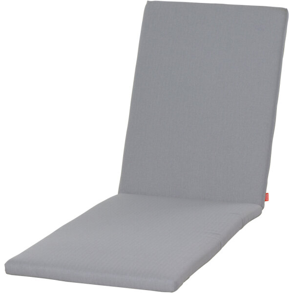 ASTER Liegenauflage Dessin Fish Bone silber, 100 % recyceltes Polyester