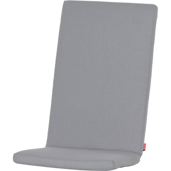 ASTER Sesselauflage 123cm Dessin Fish Bone silber, 100 % recyceltes Polyester