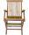 Teakholz Klappstuhl ARU mit Armlehnen