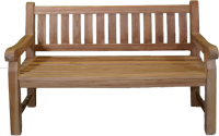 Teakholz Gartenbank ANTWERPEN  3 Sitzer 150cm