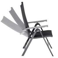 RASMUS Multipositionssessel Aluminium anthrazit / charcoal