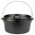 Dutch Oven 7,5 Liter Fassungsvermögen, Gusseisen, schwarz