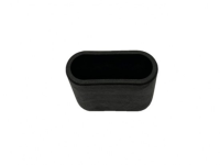 Fußkappe 40mm x 14mm in schwarz
