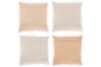 Kissen Indi Textil Lachs 4 Sortiert