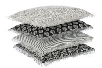 Kissen Indi Textil Schwarz 4 Sortiert