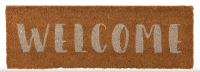 Fußmatte Welcome Kokos Naturell / Weiß