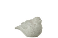 Vogel Figuren Zement Grau Large