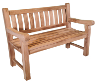 Teakholz Gartenbank ANTWERPEN 2 Sitzer 130cm