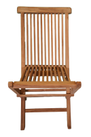 Teakholz Klappstuhl ARU ohne Armlehnen