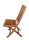 Teakholz Klappstuhl RANTAU ohne Armlehnen