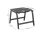Easy Hocker Aluminium / Textilene, anthrazit / anthrazit